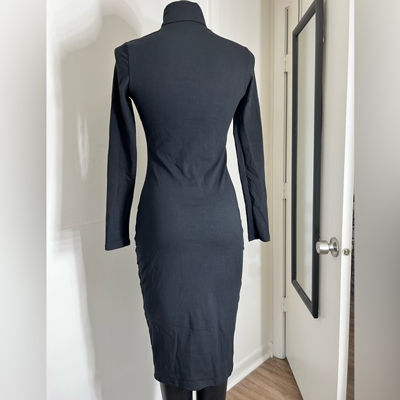 SHEIN Solid Turtleneck Bodycon Dress NWT - Picture 2 of 7